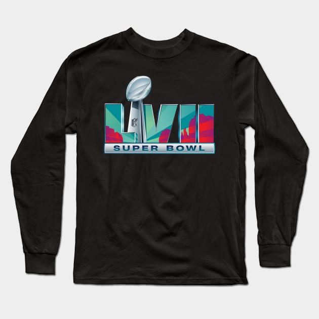 LVI Super Bowl Long Sleeve T-Shirt by Cool Art Clothing